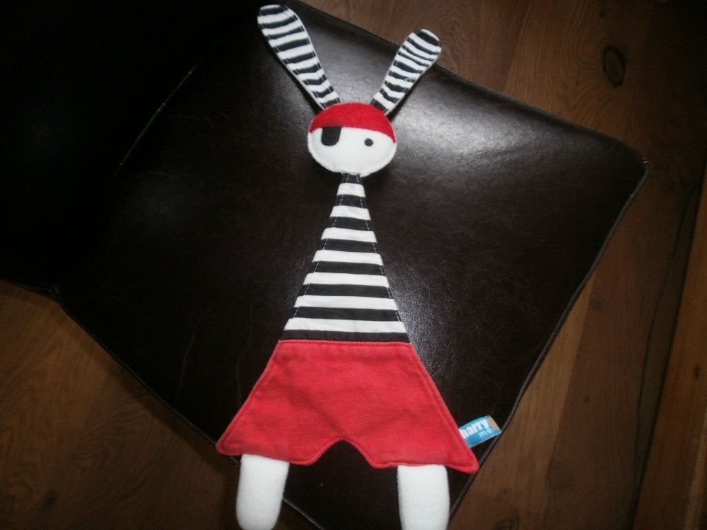 de winkel van mo Harry me com knuffel piraat rood/of geruit, Overige typen, Ophalen of Verzenden, Zo goed als nieuw, Middelgroot (20 tot 80 cm)