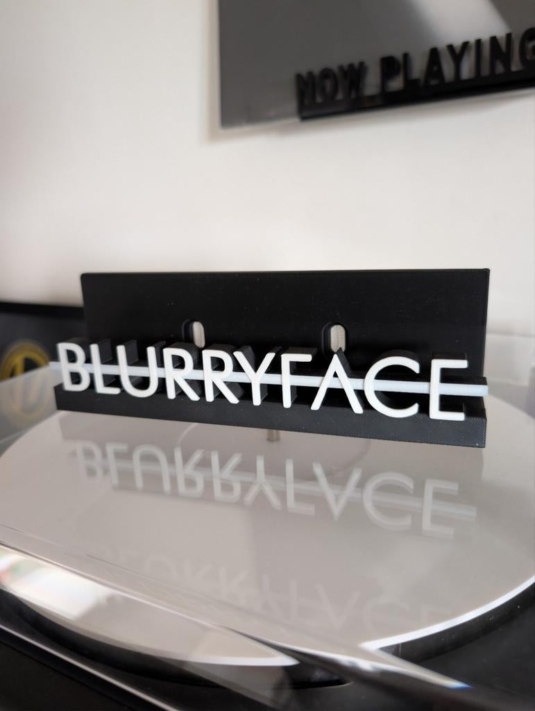 Blurryface 'Now Playing' Platenstandaard - Vinyl Display, Ophalen of Verzenden, Zo goed als nieuw