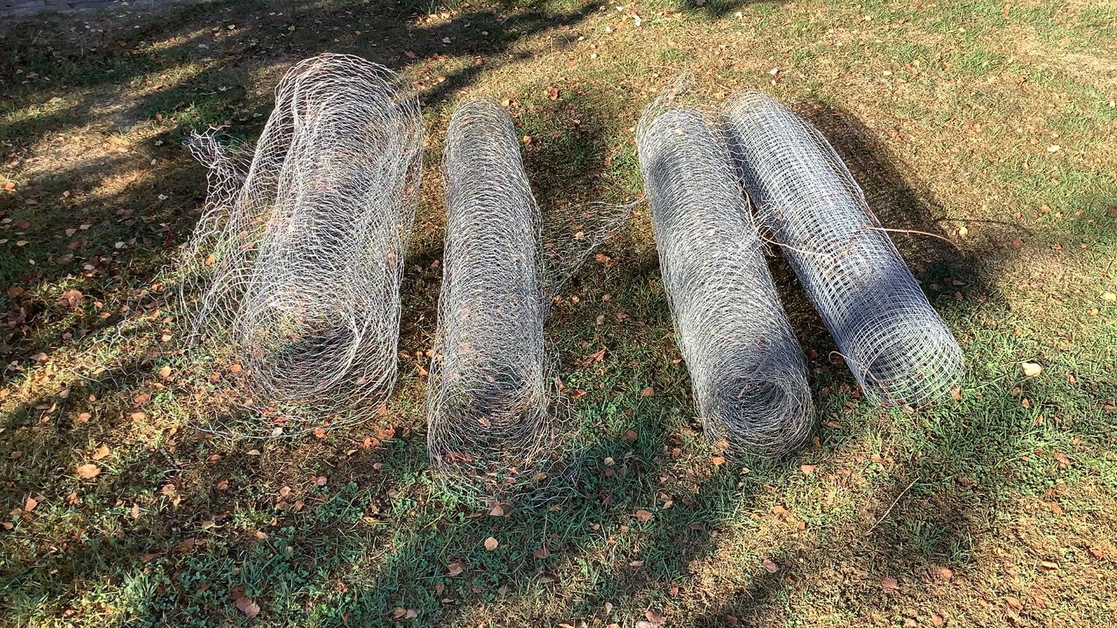 Te koop restanten rollen kippengaas , hoogte 100 cm, Ophalen, Nieuw, Minder dan 10 meter, Gaas