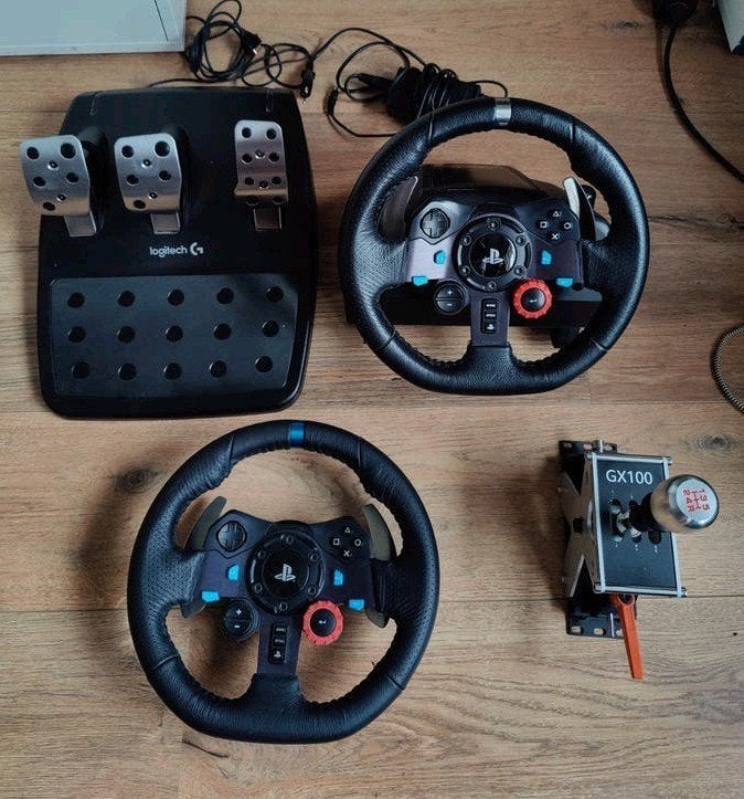Logitech G29 compleet met een extra stuur, Racestuur, Gebruikt, Force feedback, Ophalen of Verzenden