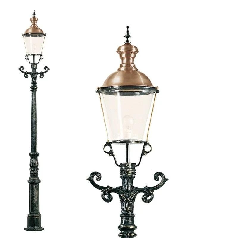 GEZOCHT: 3x antieke lantaarnpaal., Tuin en Terras, Buitenverlichting, Gebruikt, Staande lamp, Ophalen of Verzenden, Netvoeding