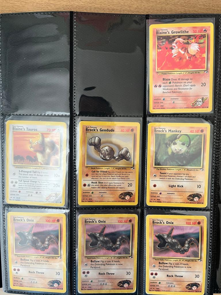 Vintage Gym Heroes & Gym Challenge kaarten, Ophalen of Verzenden, Gebruikt, Meerdere kaarten