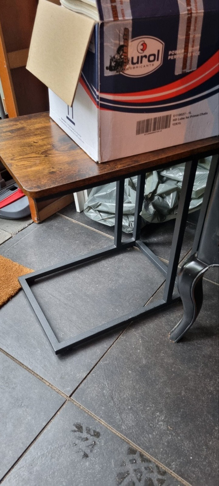 Laptop tafeltje, Huis en Inrichting, Tafels | Bijzettafels, Ophalen of Verzenden, Rond, Minder dan 55 cm, 45 tot 60 cm