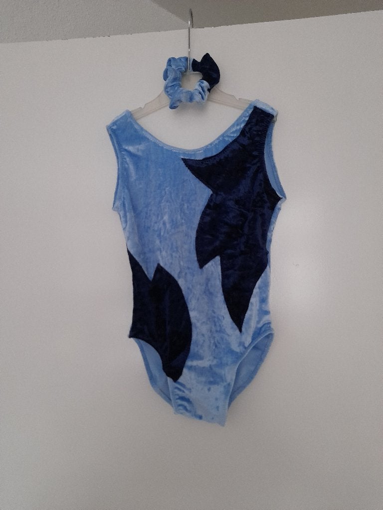 Nieuw!! Turnpakje maat 110-116, Sport en Fitness, Turnen, Blauw, Nieuw, Ophalen of Verzenden, Kleiner dan kindermaat 122