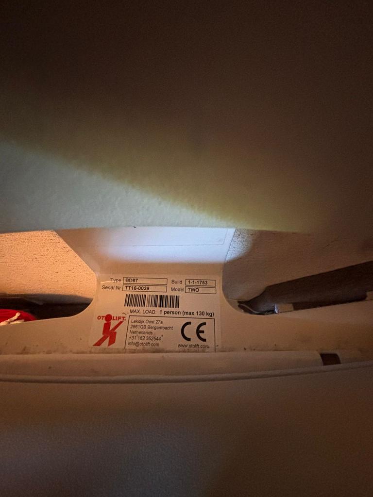Traplift te koop, Ophalen, Gebruikt, Met bocht