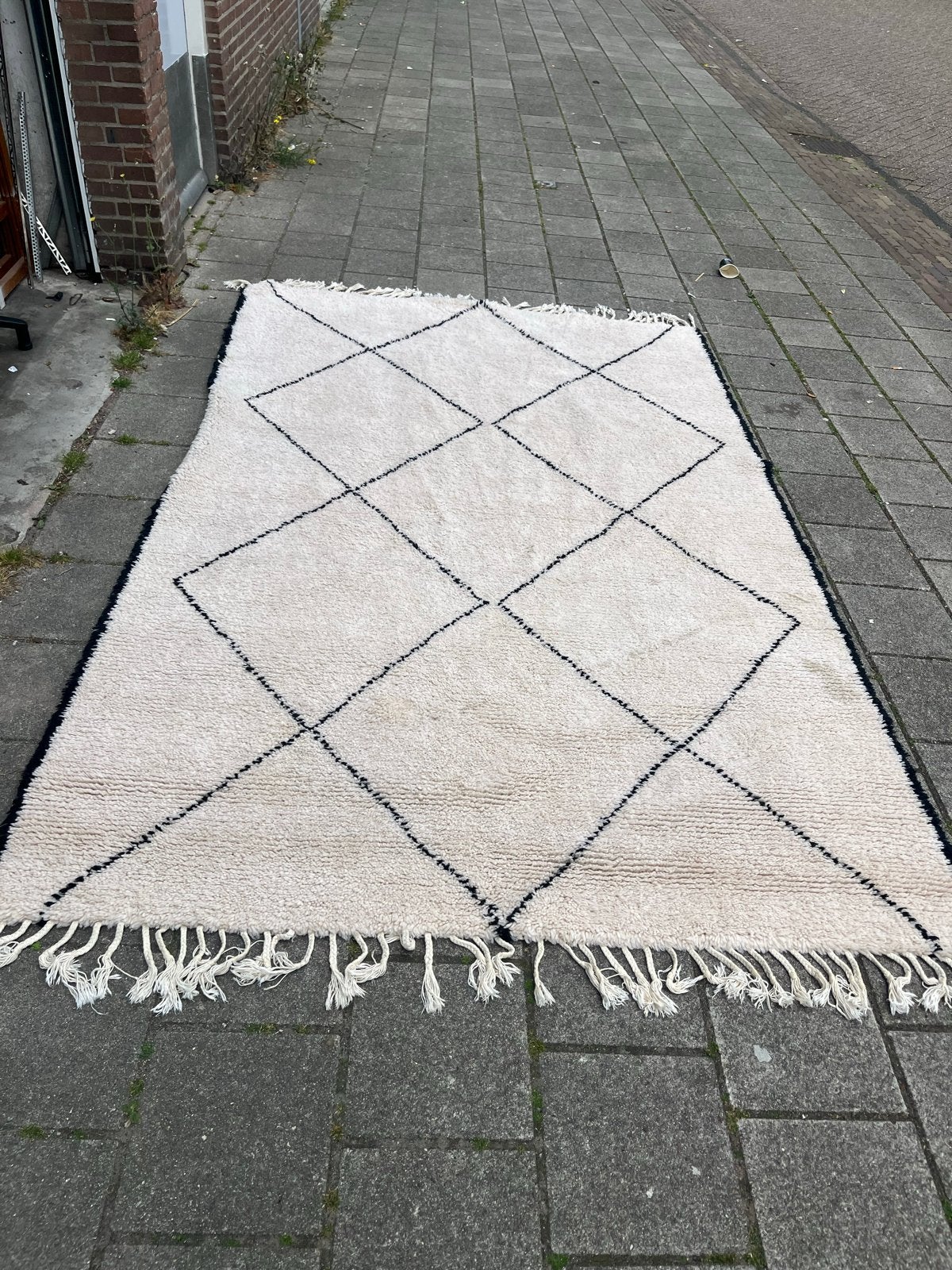 Amazigh tapijt van de Beni Ouarain, Huis en Inrichting, 150 tot 200 cm, 200 cm of meer, Ophalen of Verzenden, Zo goed als nieuw