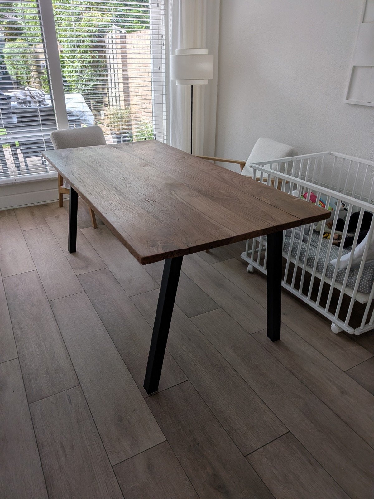 Teaktafel 180 x 88, Huis en Inrichting, Tafels | Eettafels, Ophalen, Gebruikt, 50 tot 100 cm, 150 tot 200 cm