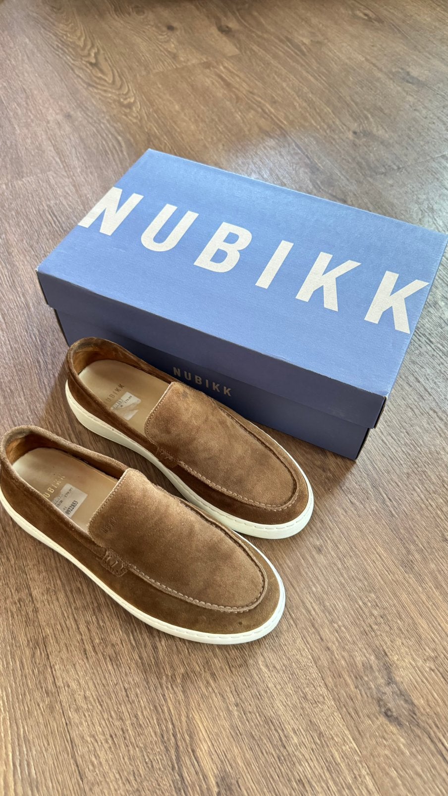 Nubikk Loafers Bruin Suède - Maat 41, Ophalen of Verzenden, Zo goed als nieuw, Bruin, Loafers