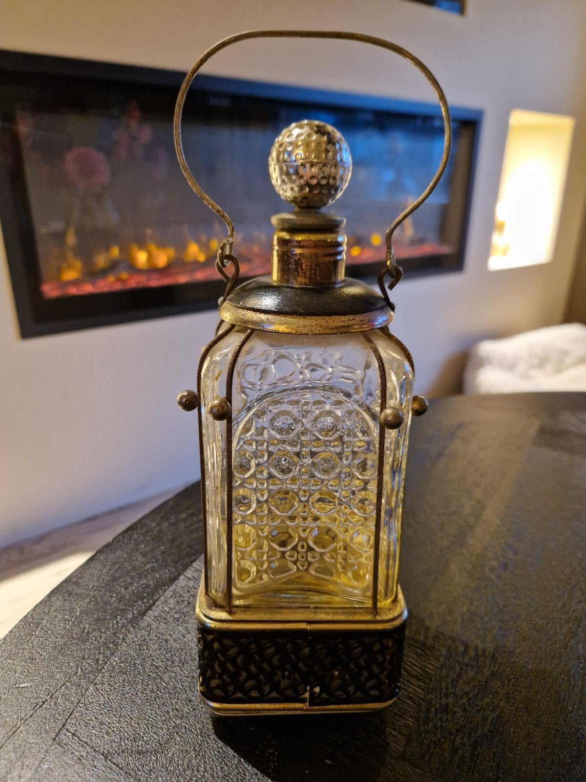 Muziekdoos Karaf - Vintage Decanteerder, Antiek en Kunst, Ophalen of Verzenden