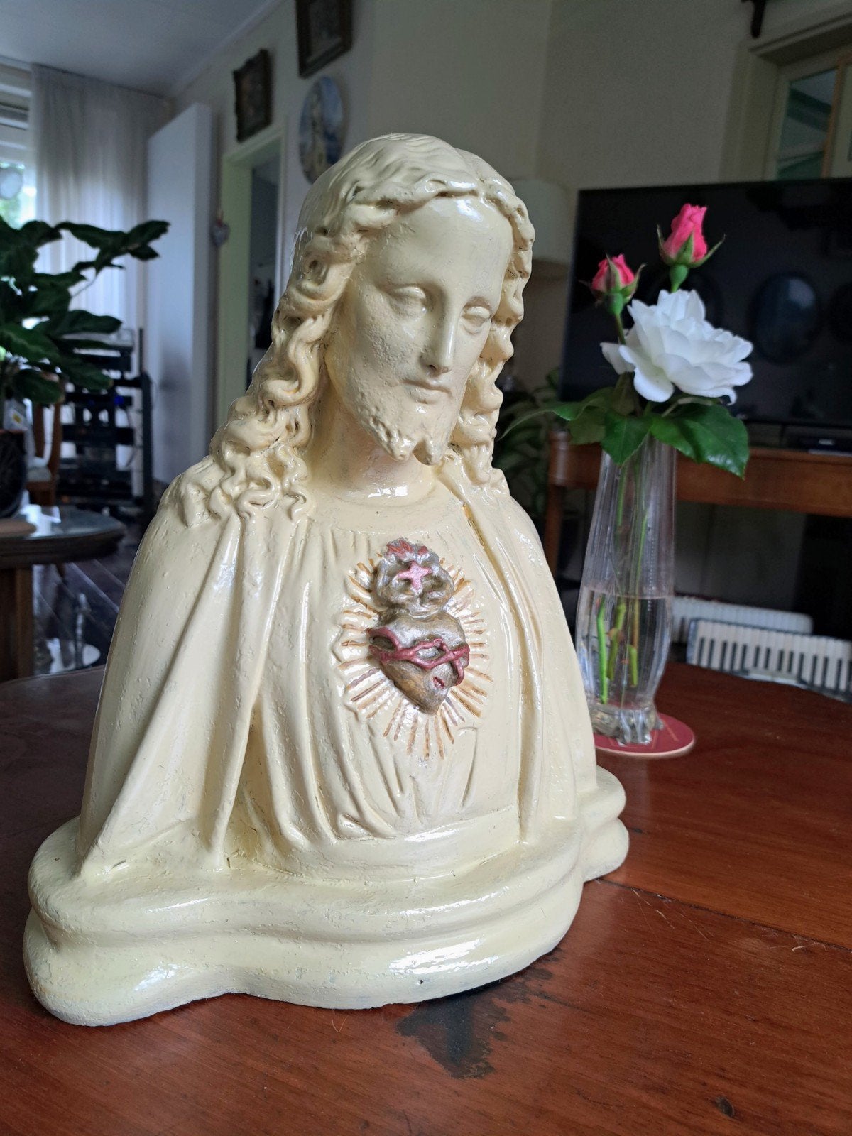 Prachtig JEZUS Beeld...(heel oud)..., Ophalen of Verzenden