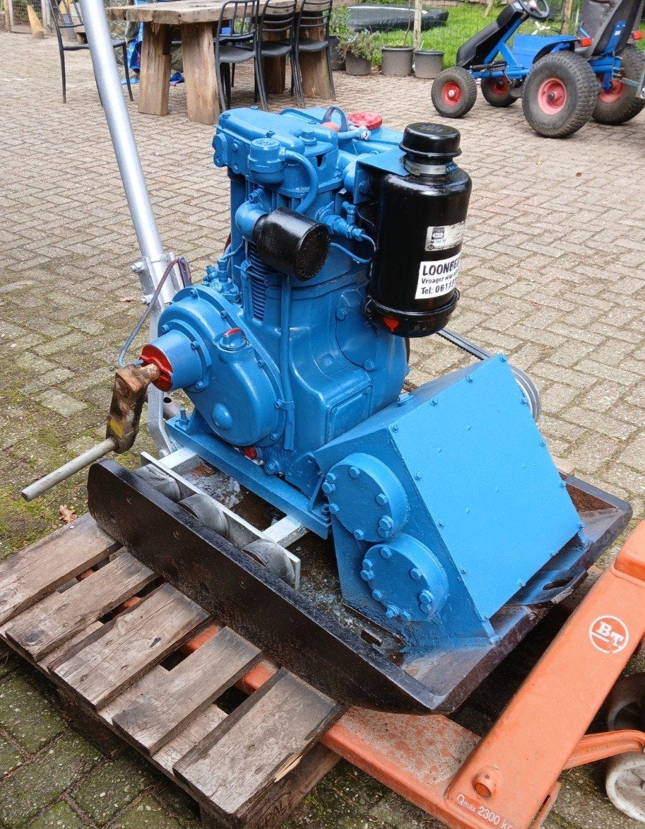 Zware antieke Hatz Diesel trilplaat, Ophalen, Gebruikt