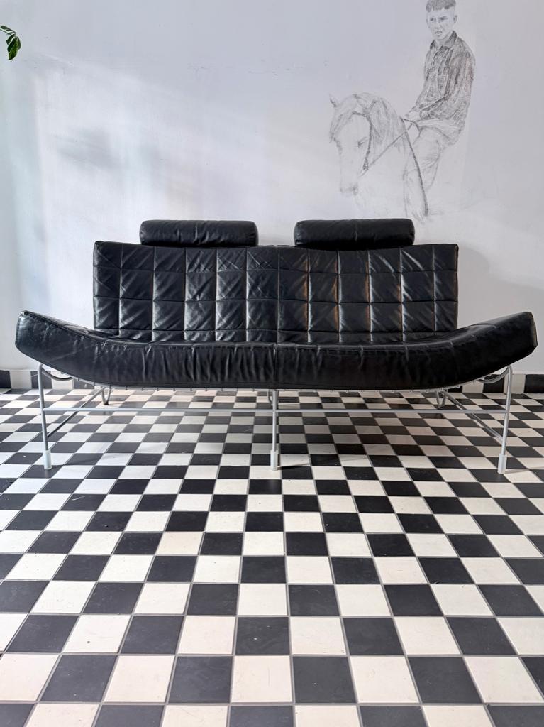 Leolux Volare designbank by Jan Armgardt, Ophalen, Gebruikt, Vintage design / Dutch design / modernist / industrial, Tweepersoons