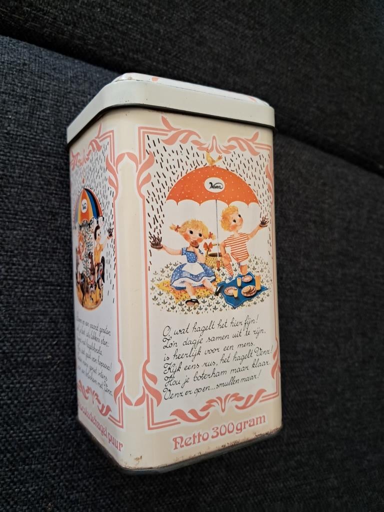 Venz hagelslag blik, Ophalen of Verzenden