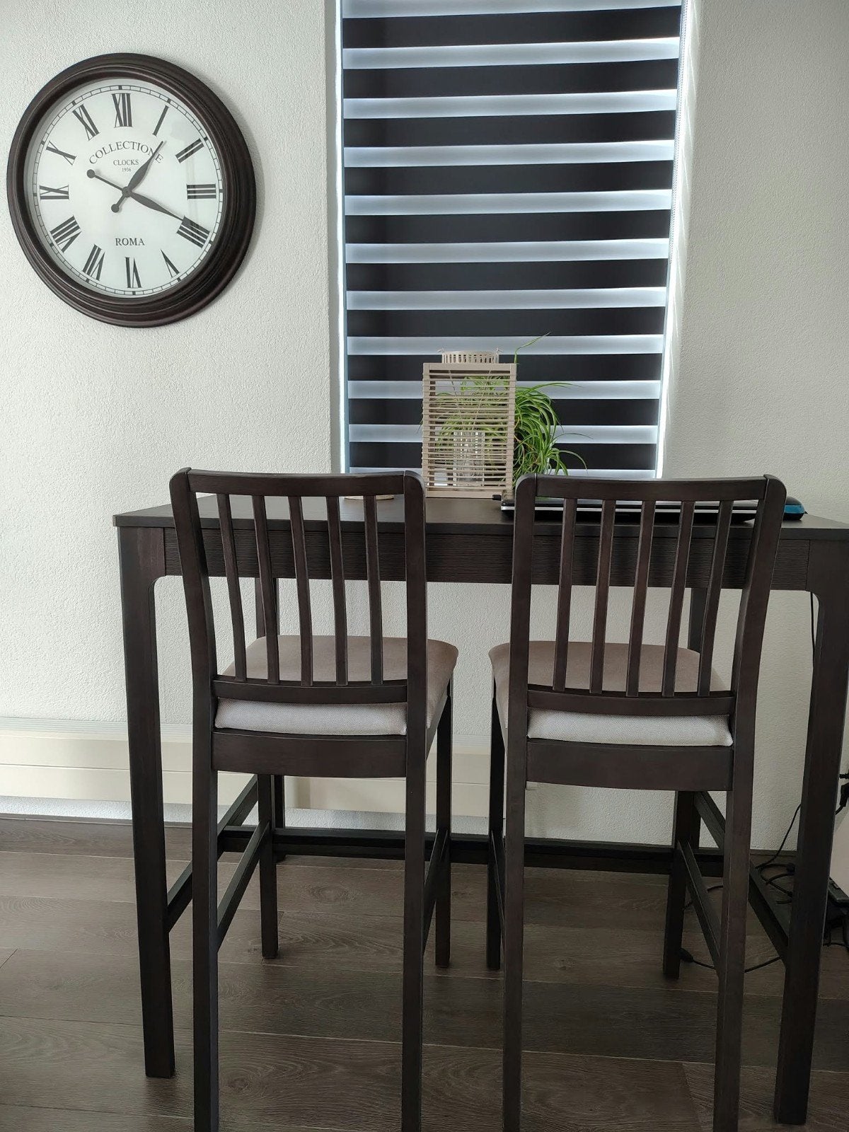 Ikea Ekedalen hoge tafel met 2 barkrukken, Ophalen, 50 tot 100 cm, Tot twee personen, 50 tot 100 cm