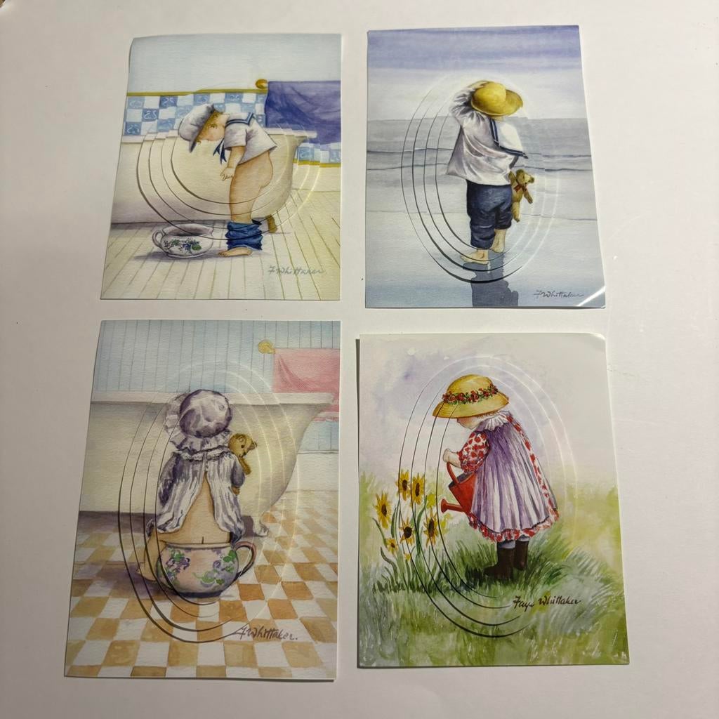 3d plaatjes klrine kindjes nu 0,75, Ophalen of Verzenden, Zo goed als nieuw, Overige thema's, Knipvel