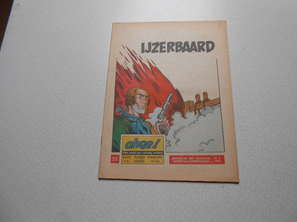 ohee 213 IJzerbaard 1967., Eén stripboek, Ophalen of Verzenden, Zo goed als nieuw