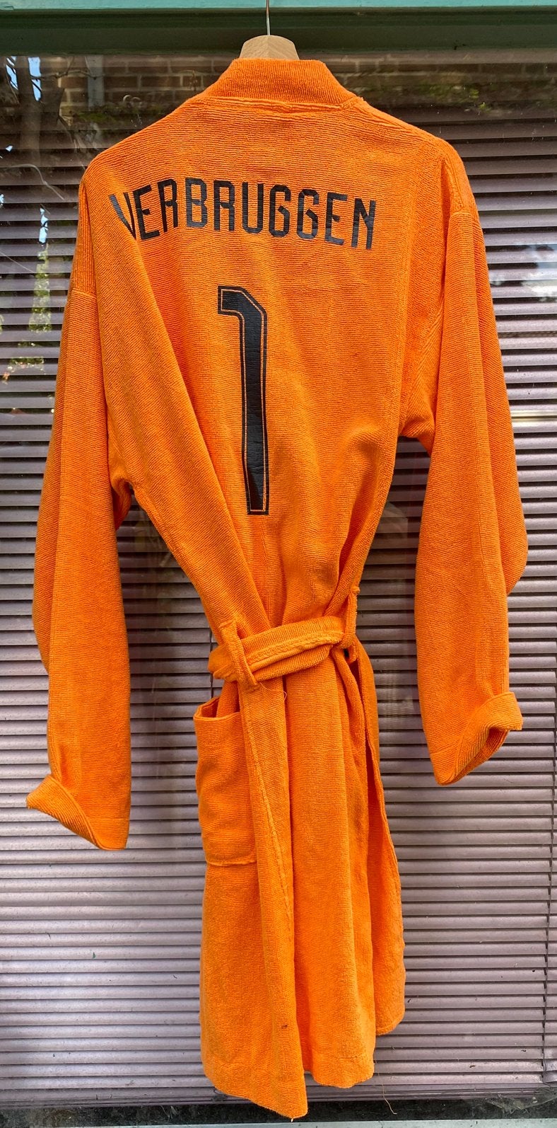 Badjas hup Holland hup, Ophalen of Verzenden, Maat 56/58 (XL), Oranje