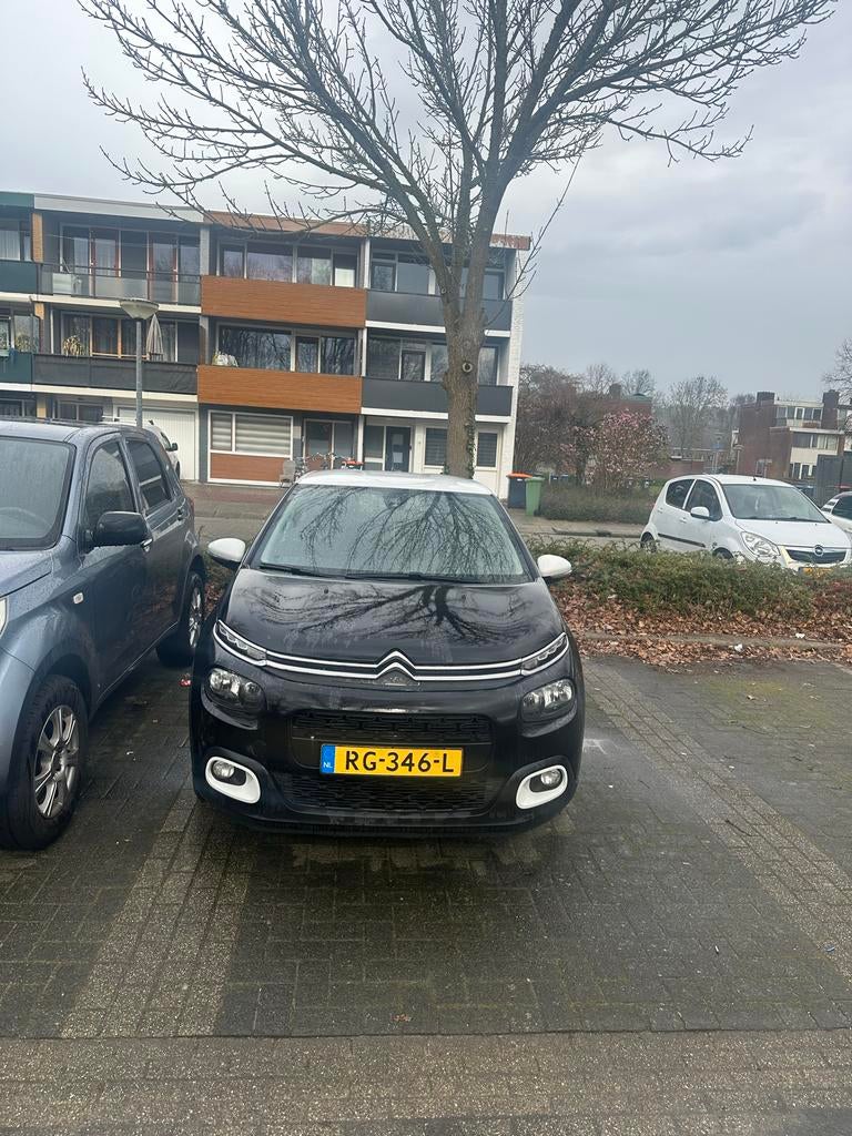 Citroën C3 1.2 Puretech 82pk 2017 Zwart, Auto's, Citroën, 450 kg, 40 €/maand, 1199 cc, 450 kg