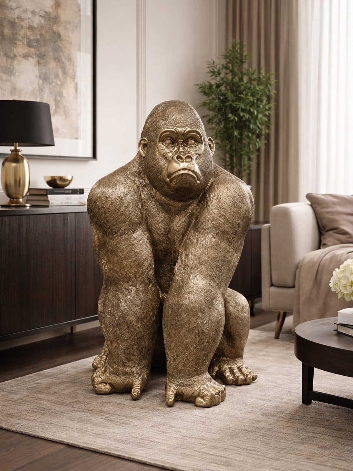 Gorilla Beeld 107cm Hoog, Verzamelen, Ophalen, Nieuw, Dier