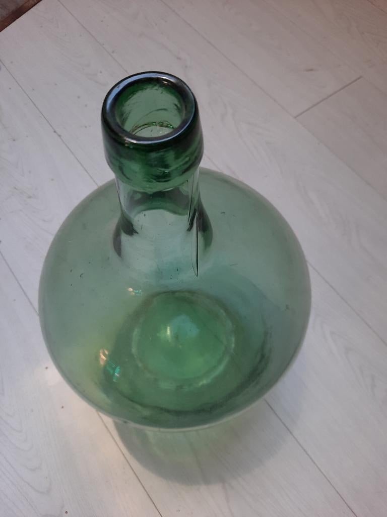 Vaas - fles - karaf => decoratief groen, Ophalen