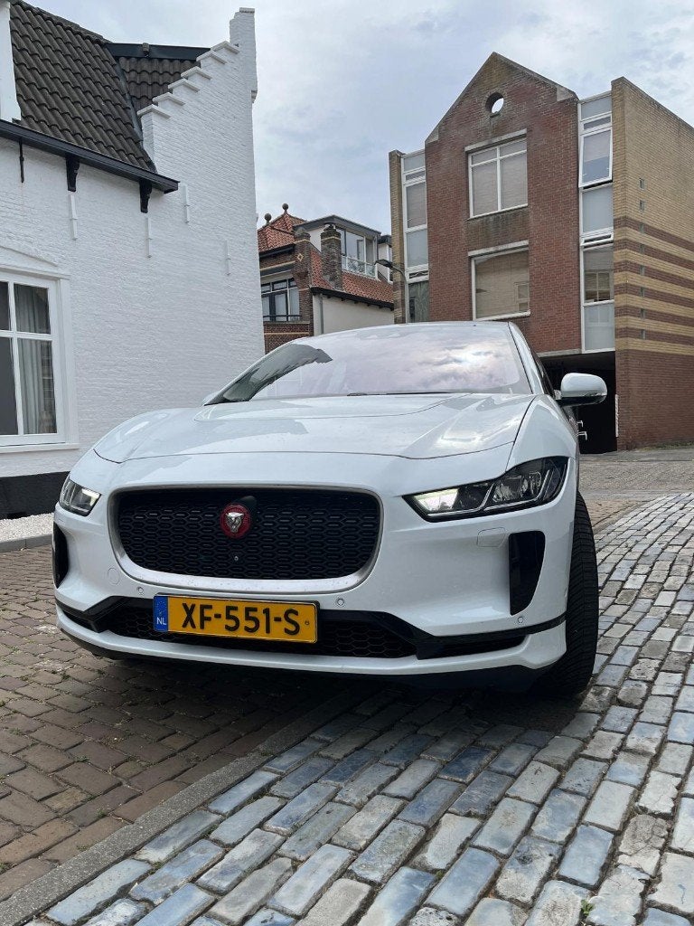 Jaguar I-PACE Ev400 400pk AWD Aut 2018 Wit, Auto's, Dealer onderhouden, I-PACE, Wit, Elektrisch