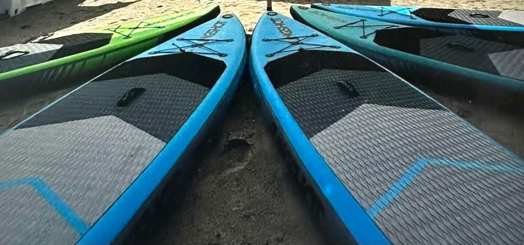 Slingshot sup. De Crossbreed 11' 0 Airtech, Ophalen of Verzenden, Zo goed als nieuw, SUP-boards