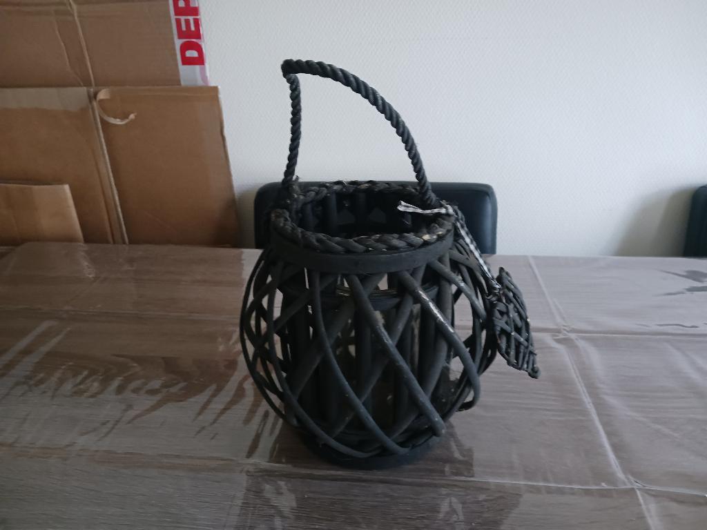 Windlicht, Huis en Inrichting, Woonaccessoires | Kandelaars en Kaarsen, 25 tot 50 cm, Overige kleuren, Ophalen of Verzenden, Zo goed als nieuw