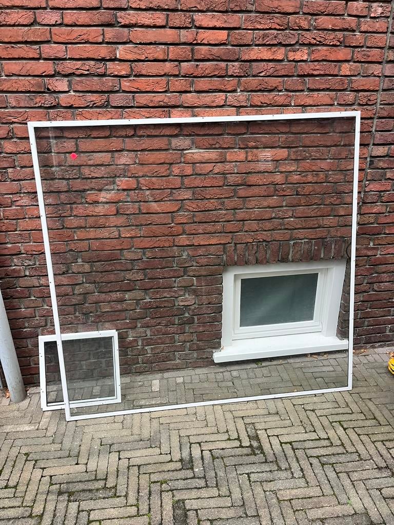 voorzet ramen, Gevelraam of Ruit, Gebruikt, 120 tot 160 cm, Ophalen of Verzenden