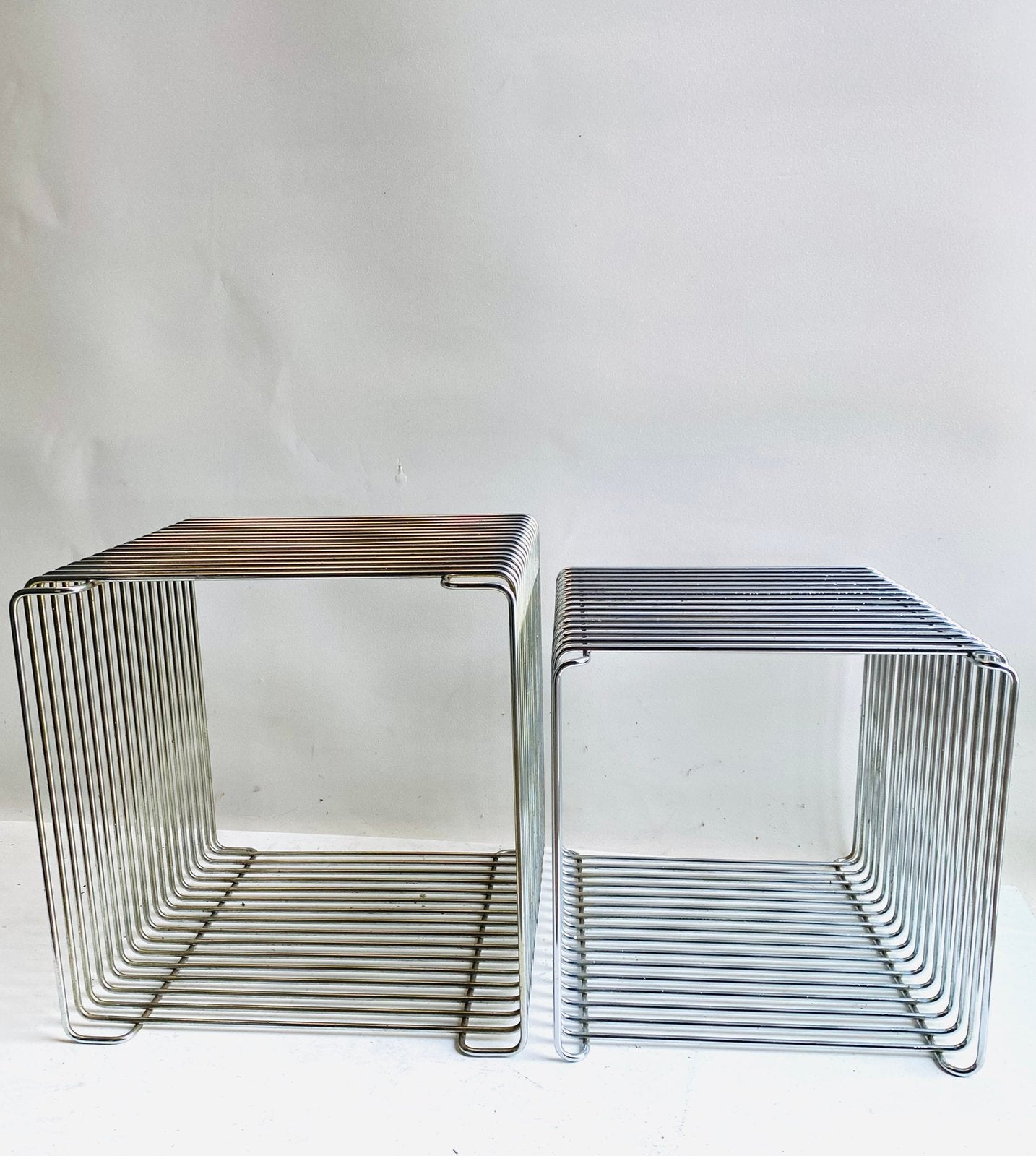 Verner Panton design bijzettafel Wire Cube , jaren 70, Verzenden, Huis en Inrichting