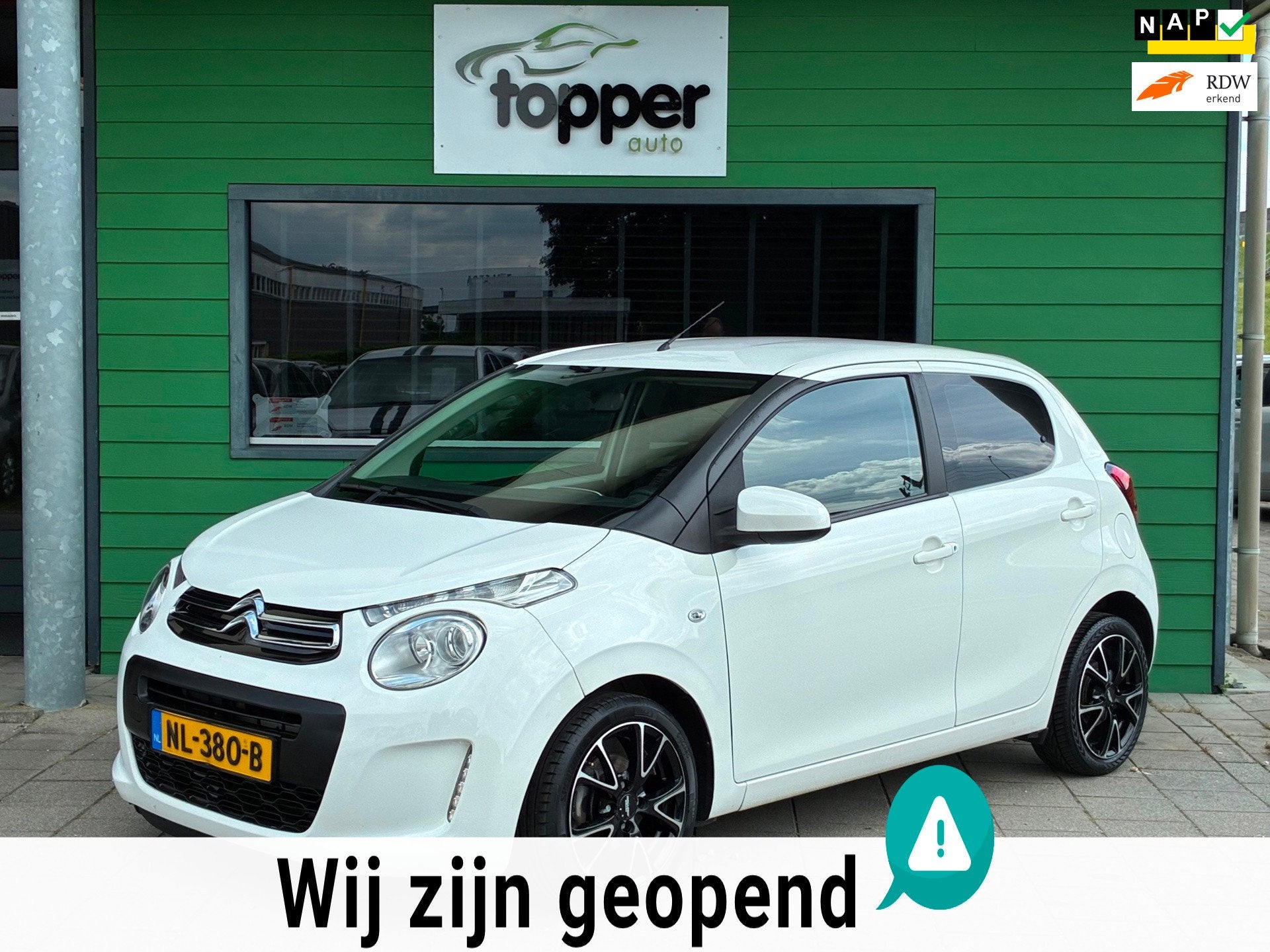 Citroen C1 1.0 e-VTi Selection|Airco|CruiseControl|5-Deurs|N, Voorwielaandrijving, Gebruikt, Euro 6, 4 stoelen