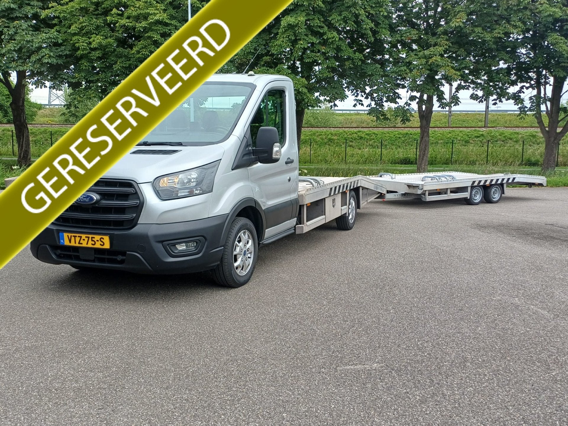 Ford Transit 350 2.0 TDCI AUTOMAAT OPRIJWAGEN 1400KG | AANHA, Auto's, Start-stop-systeem, 1995 cc, Euro 6, 4 cilinders