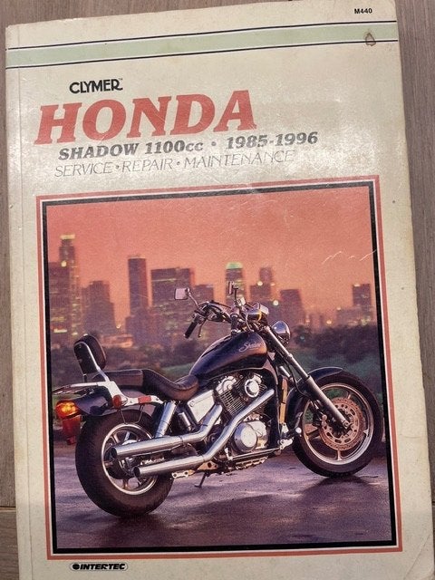Clymer werkplaatshandboek Honda Schaduw 1100, Ophalen, Honda