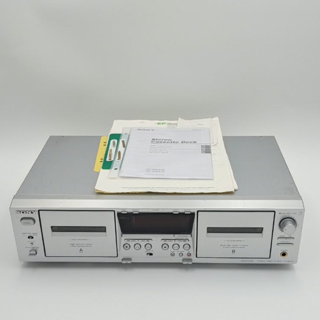 Sony TC-WE475 Dubbel Cassettedeck - In nette staat +Garantie, Sony, Support@sony.com, 1-7-1 Konan, Minato-ku
Tokyo 108-0075
Japan