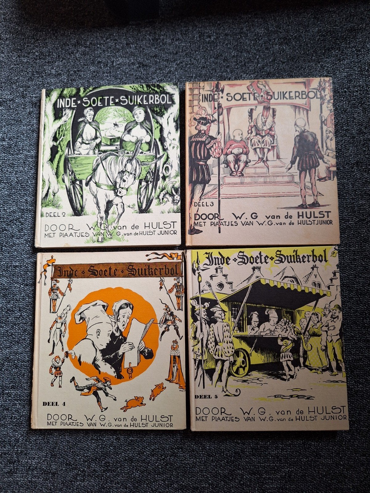 In de Soete Suikerbol - Deel 2, 3, 4, 5  W.G. van de Huls, Boeken, Ophalen of Verzenden, Gelezen, W.G. van de Hulst, Sprookjes