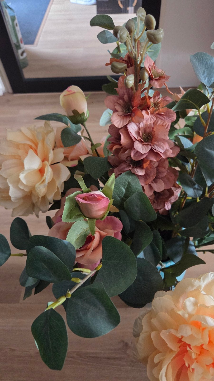 Kunstbloemen - kunst boeket, Huis en Inrichting, Ophalen, Binnen, Zo goed als nieuw, Boeket