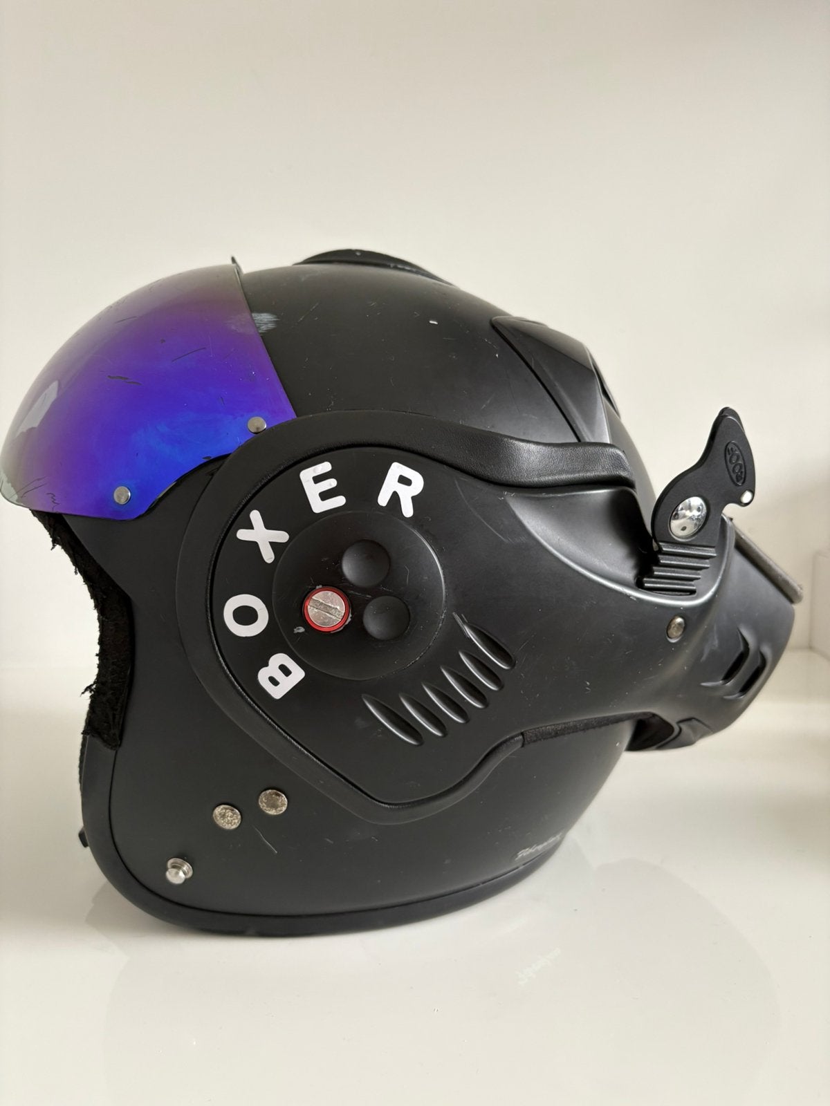 Roof Boxer Helm + geluidsysteem, Ophalen of Verzenden, Tweedehands, Systeemhelm, Overige merken