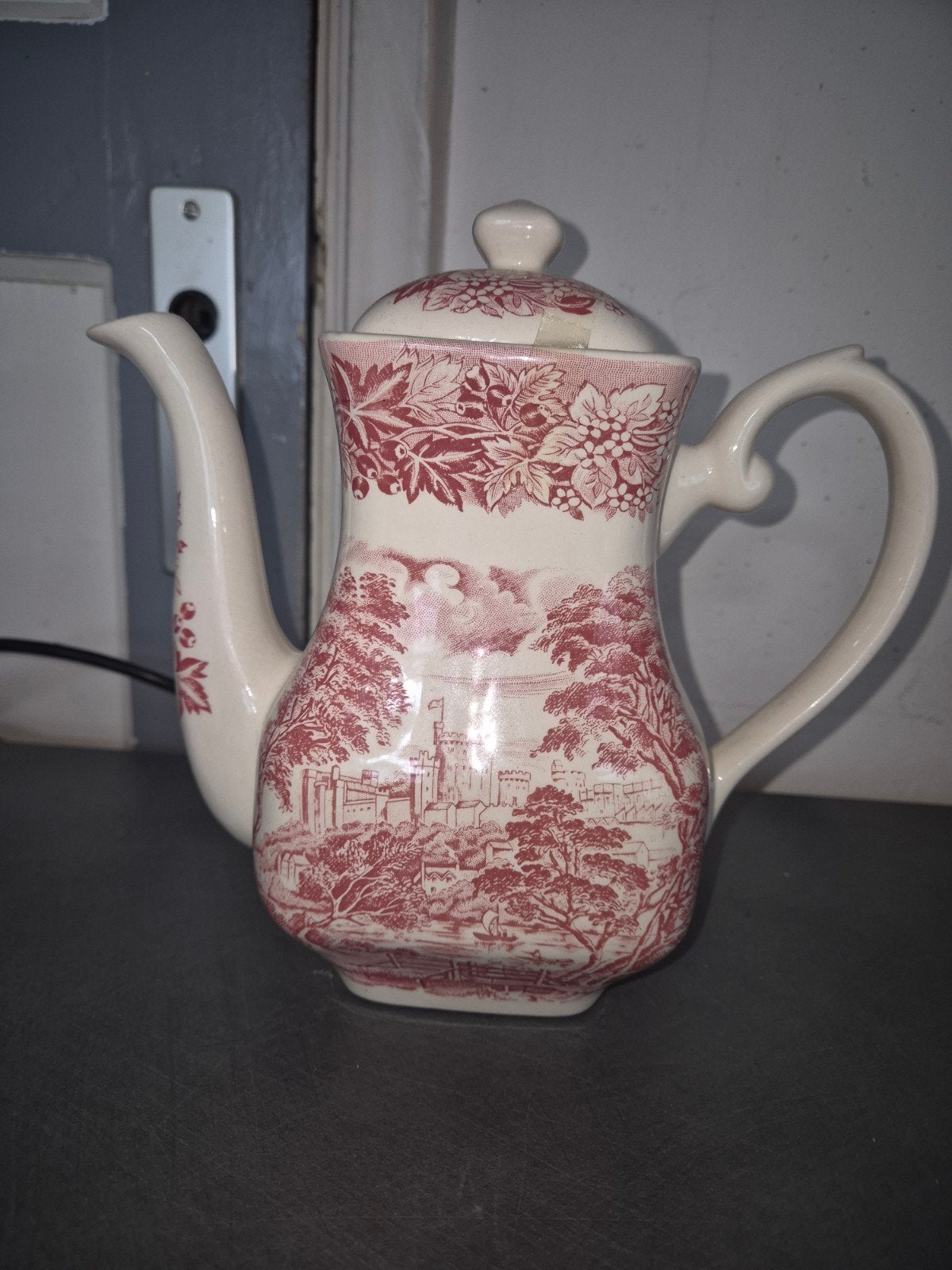 vintage theepot, Ophalen
