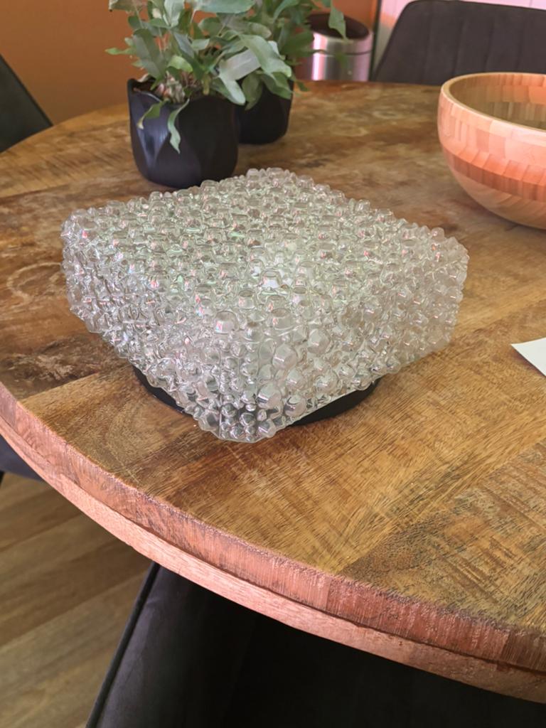 Vintage plafond lamp, Ophalen, Zo goed als nieuw, Rond