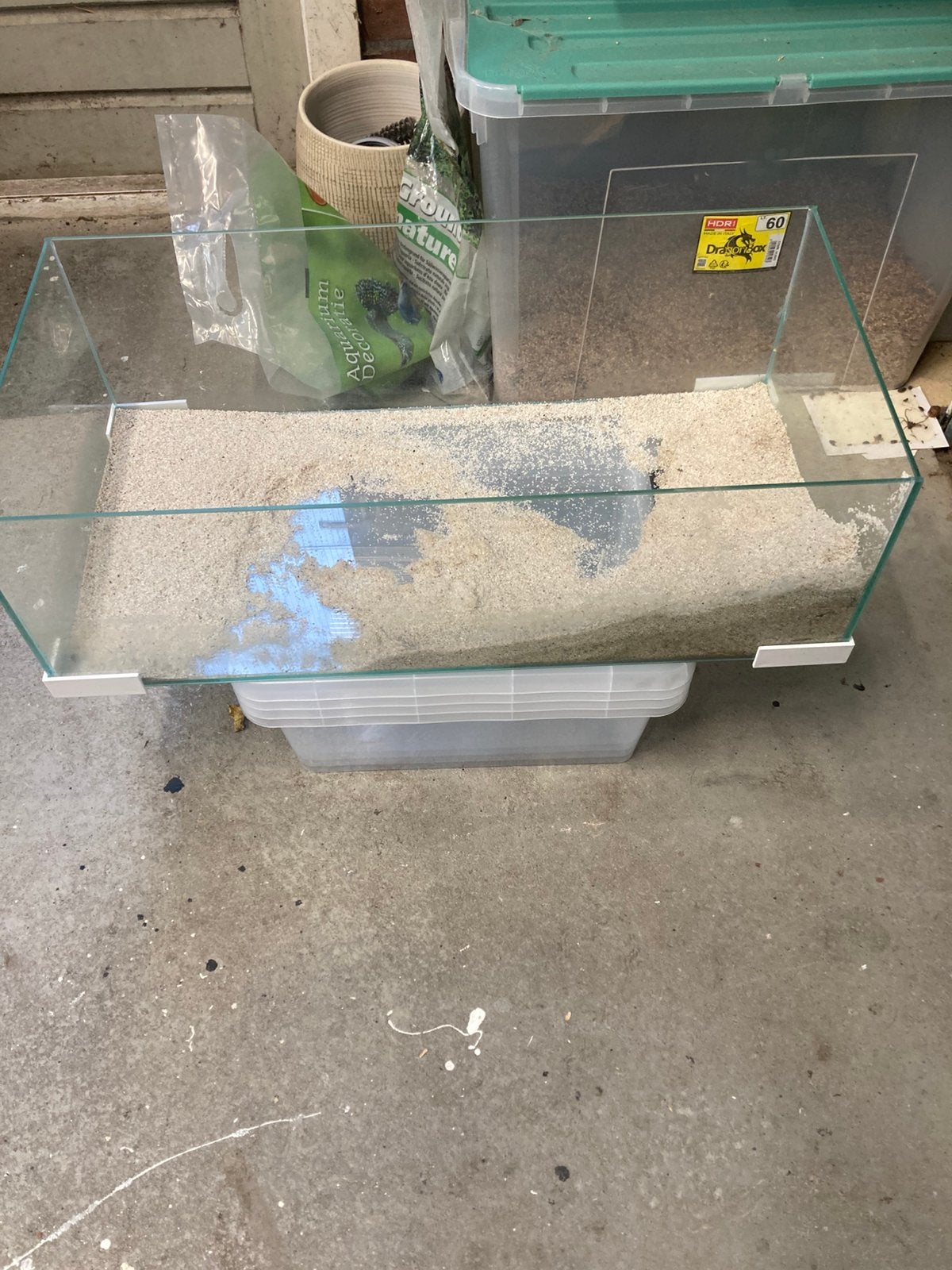 Schildpaddenbak 60 cm, Ophalen, Zo goed als nieuw
