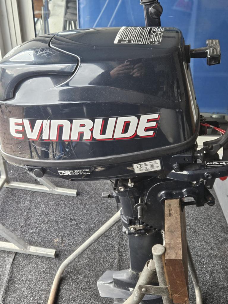 Evinrude 6pk buitenboordmotor - Zuinig en goed onderhouden, Motoren, Accessoires | Overige, Ophalen, Gebruikt