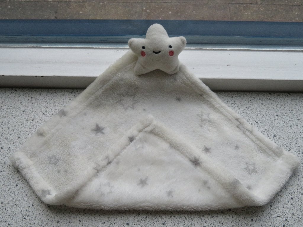 Knuffeldoek met lachende ster van Primark Baby superzacht, Kinderen en Baby's, Overige typen, Ophalen of Verzenden, Zo goed als nieuw