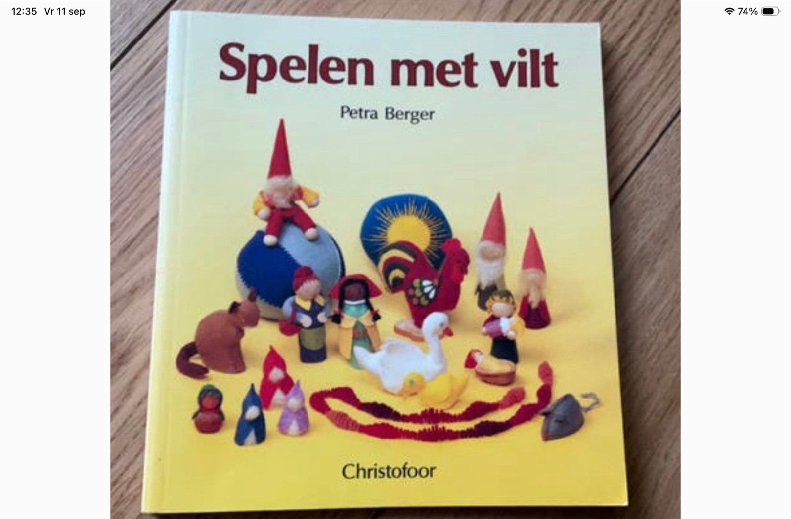 Spelen met vilt - Petra Berger (Christofoor), Ophalen of Verzenden, Zo goed als nieuw, Overige onderwerpen, Geschikt voor kinderen