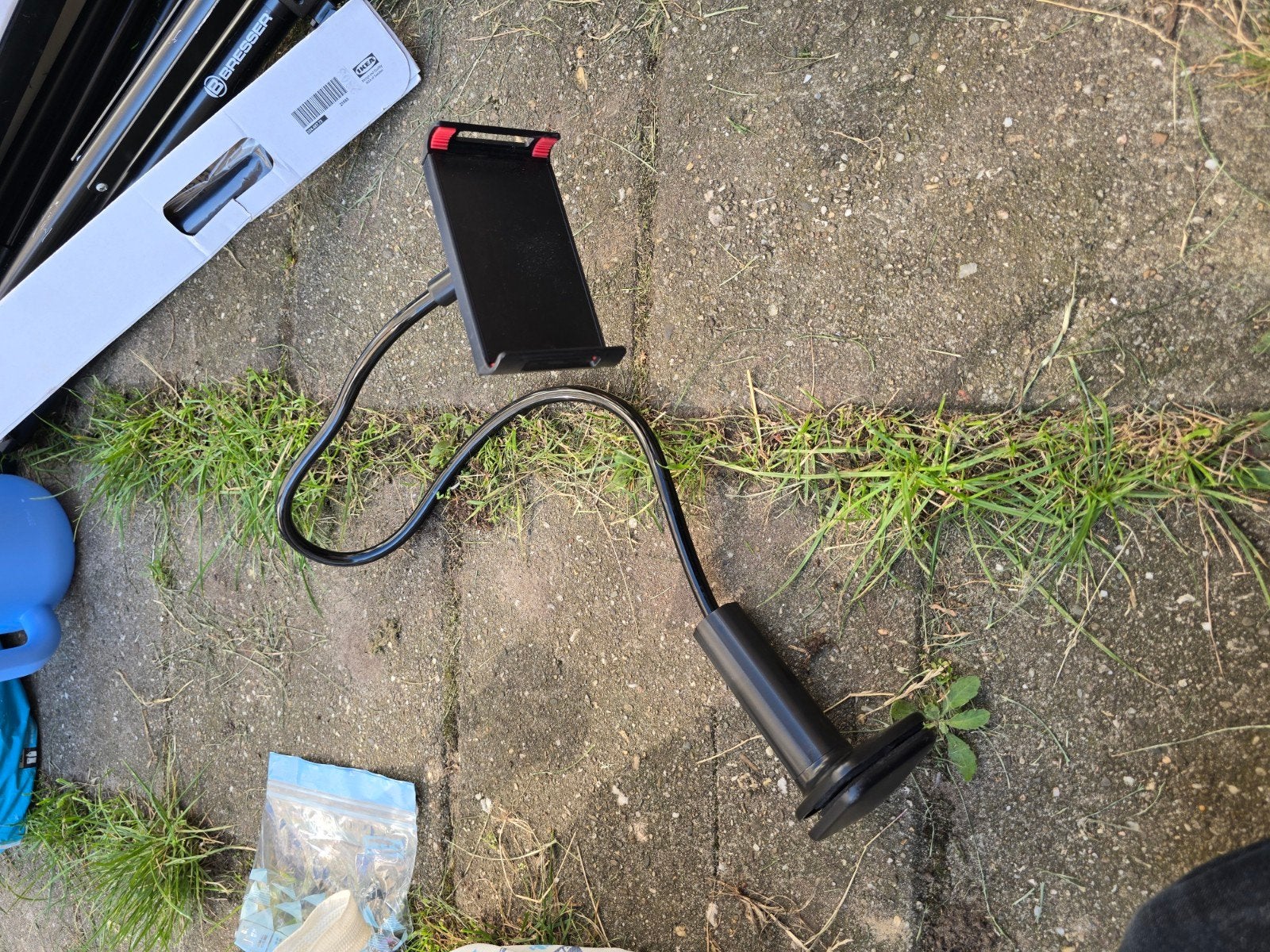 Flexibele telefoonhouder met klem, Ophalen of Verzenden, Gebruikt, Overige typen, Universeel