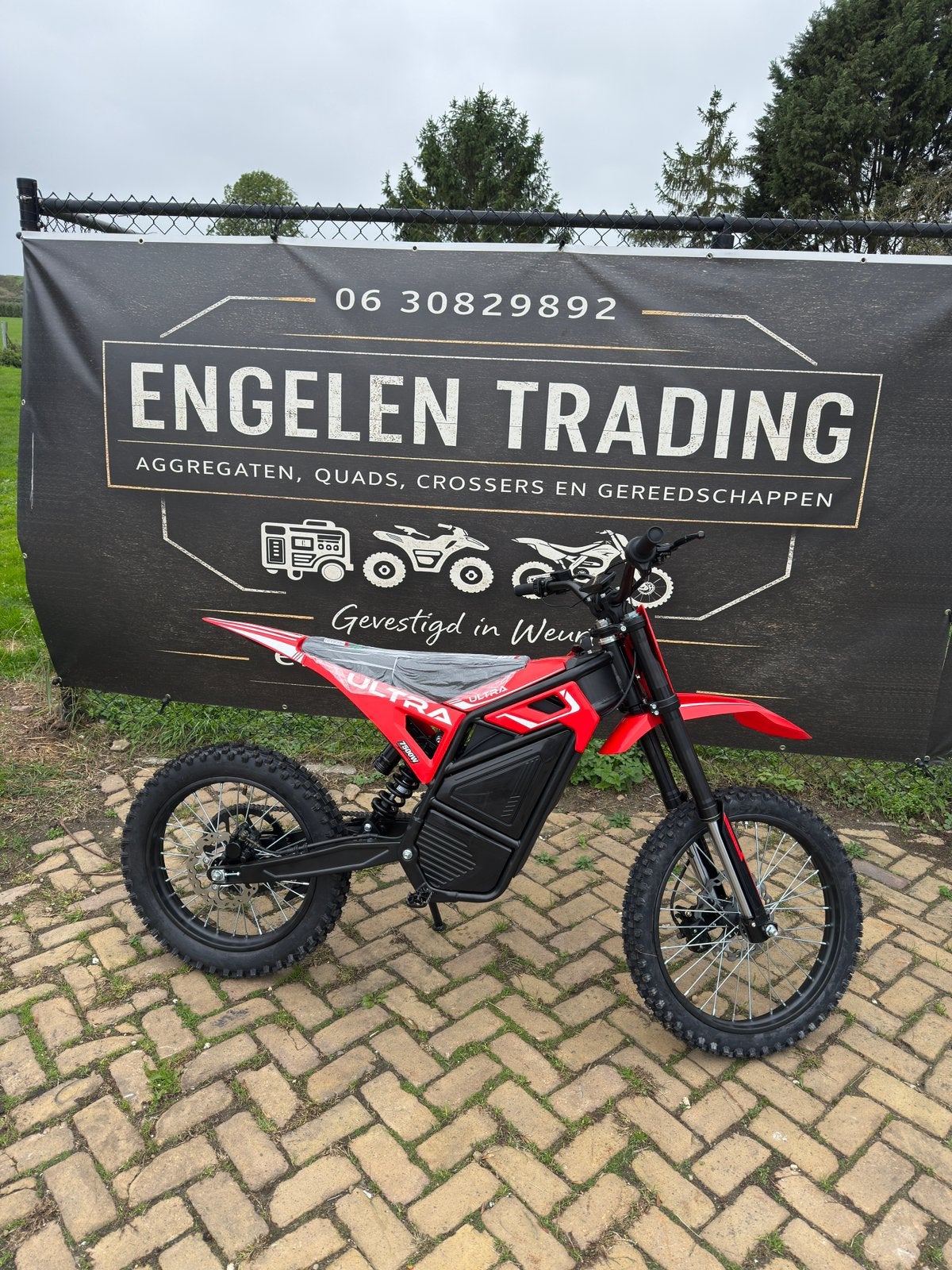 Electro Pitbike crossmotor 7500watt super snel!, Fietsen en Brommers, ., Nieuw, ., .