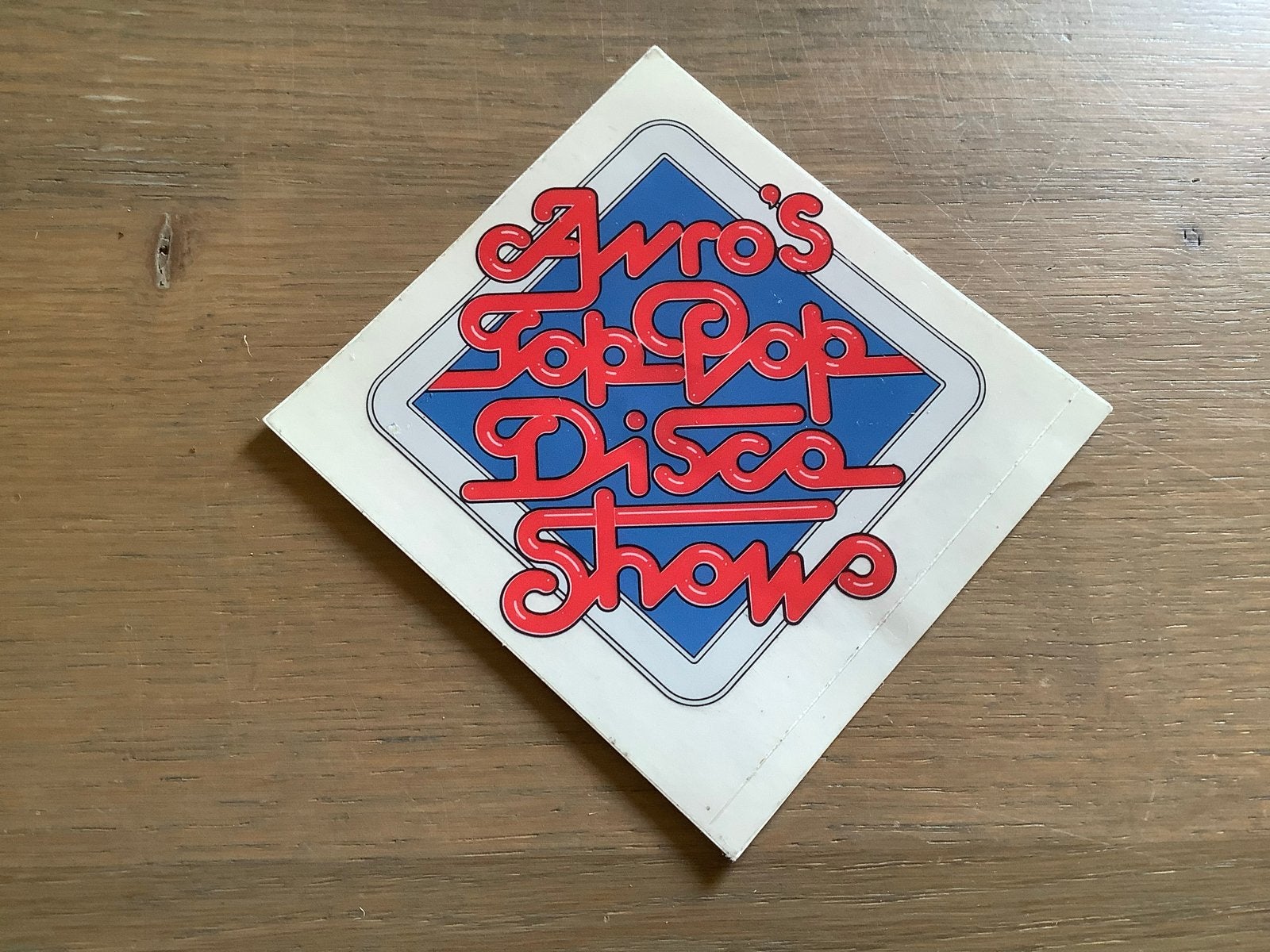AVRO's TopPop Disco Show sticker., Ophalen of Verzenden, Gebruikt