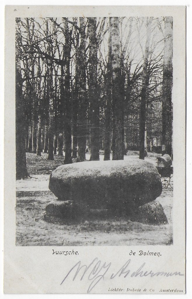Vuursche De Dolmen Oude Ongelopen Ansichtkaart (B8266 ), Ophalen of Verzenden, 1920 tot 1940, Ongelopen