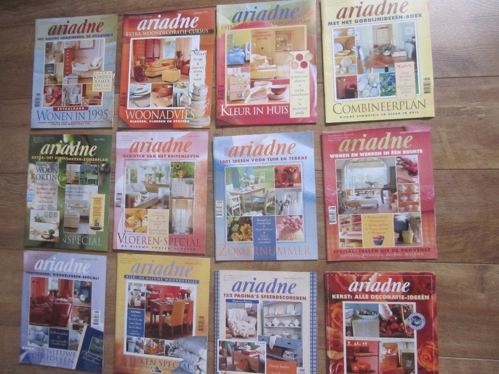 Ariadne 12 x woonbladen 1995 compleet met alle informatie, Ophalen of Verzenden, Nieuw, Breien of Haken, Patroon of Boek