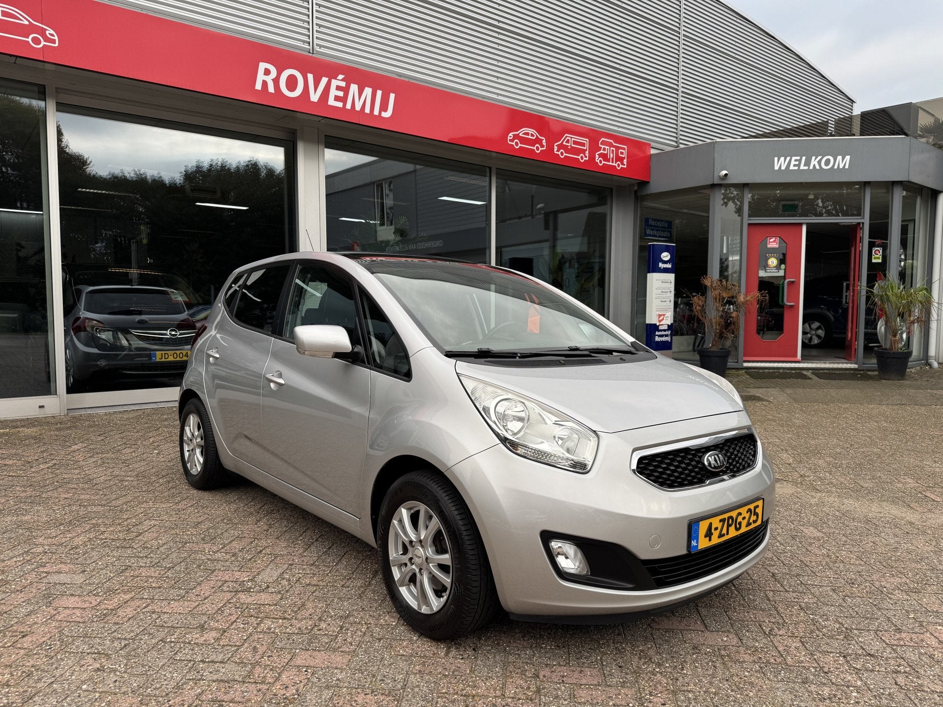 Kia Venga 1.4 CVVT Vibe Trekhaak, Panorama dak, Cruise, Blue, Auto's, Voorwielaandrijving, Euro 5, Stof, Gebruikt