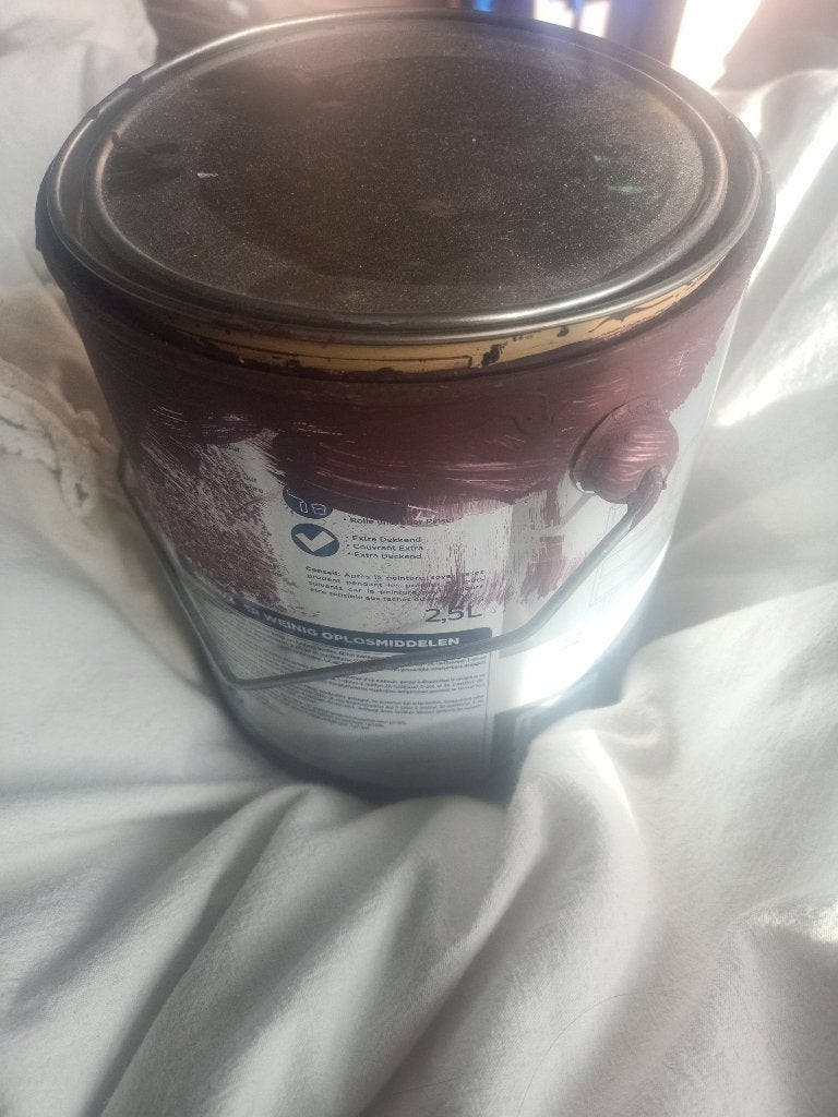 Gratis Histor muurverf aubergine en purper, Ophalen, Gebruikt, Overige kleuren, Verf