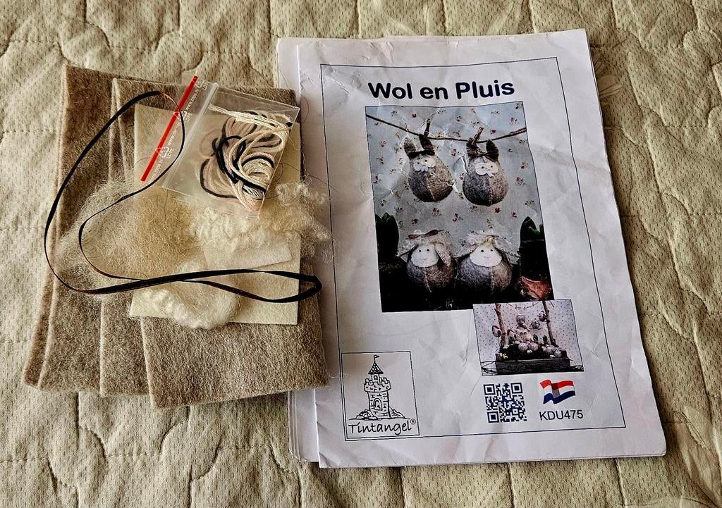 Tintangel Wol en Pluis knutselpakket - Nieuw, Ophalen of Verzenden, Nieuw, Knutselwerk